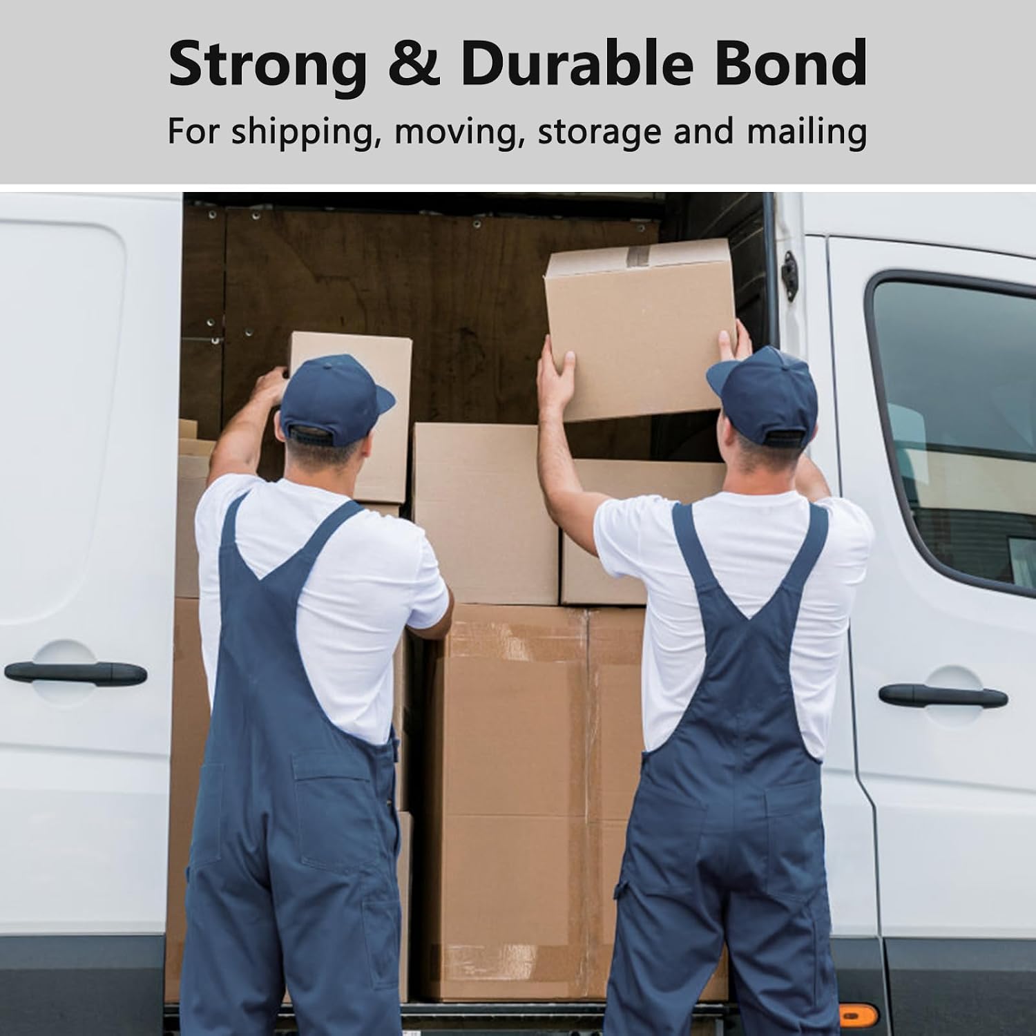 1.88 in x 66.6 YDs Heavy Duty Packing Tape with Dispenser, Strong & Durable Shipping Tape, Packaging Tape, Clear