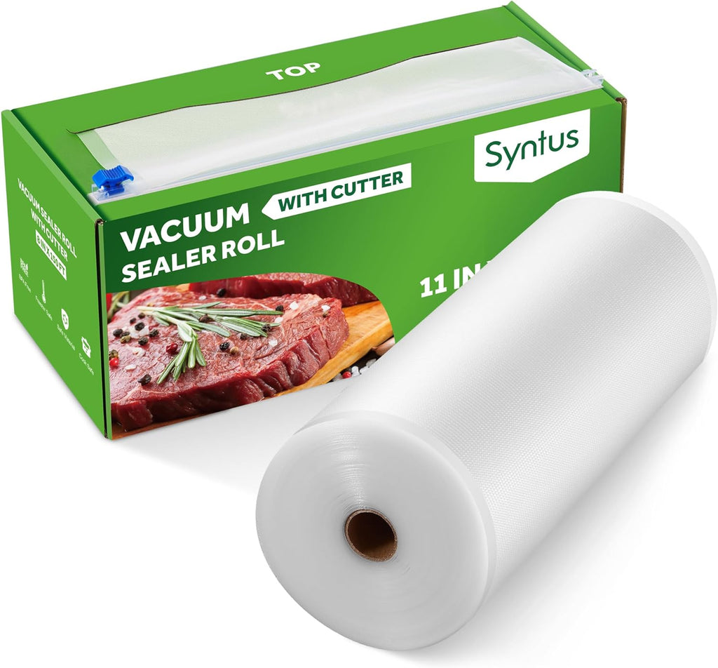 11" x 150' Vacuum Sealer Bags Rolls Keeper with Cutter Dispenser