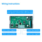 EC Buying ZK-BMG DC Motor Speed Controller, DC Motor Controller 9V-60V/12A/500W DC Encoder, PWM Control Adjustable Speed Variable Rotary Switch PWM Signal Generator Module