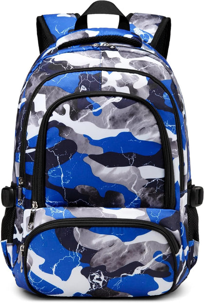 Kids Backpack for Boys Elementary Book Bags Primary Middle School Bookbags for Childs Water Resistant Back to School