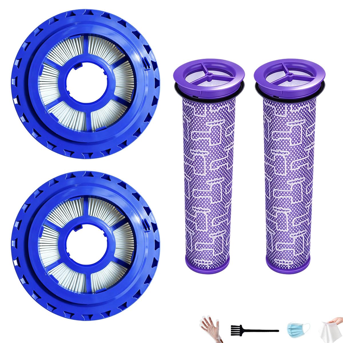 2 Post Filter&2 Pre Filter for DC41 DC65 Ball Animal 3#920769-01&920640-01
