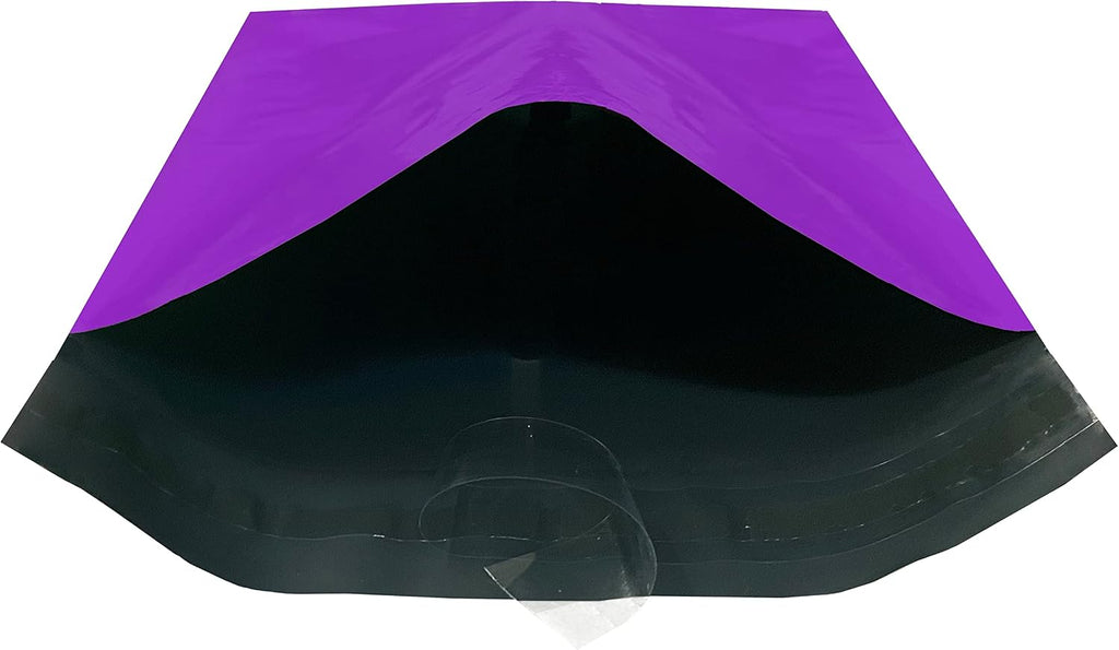 Purple Poly Mailer Envelopes 7.5" x 10.5" Pack of 100