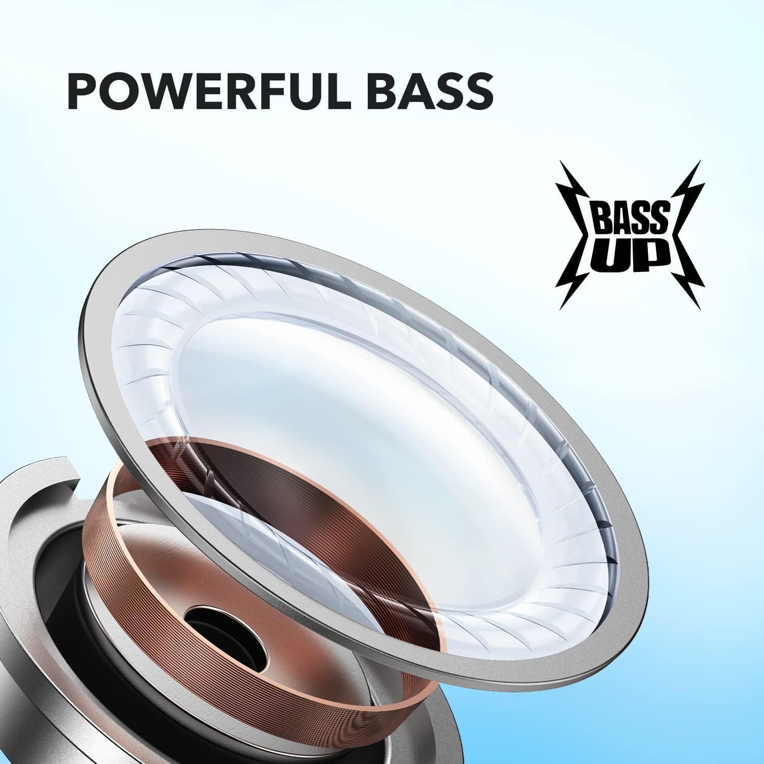 by Anker P20i True Wireless Earbuds, 10mm Drivers with Big Bass, Bluetooth 5.3, 30H Long Playtime, Water-Resistant, 2
