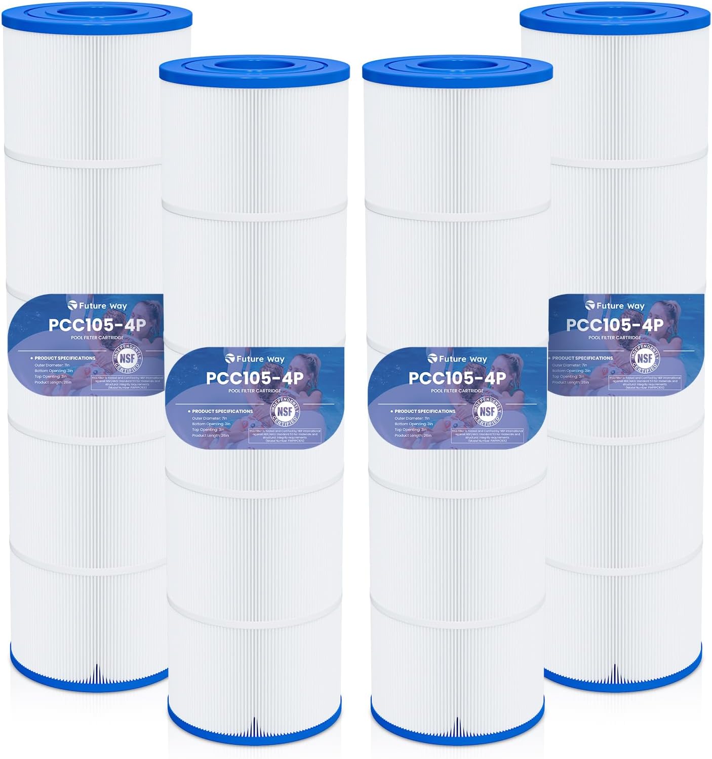 CCP420 Pool Filter Cartridges Replacement for Pentair Clean & Clear Plus 420, Replace Pentair R173576, Pleatco