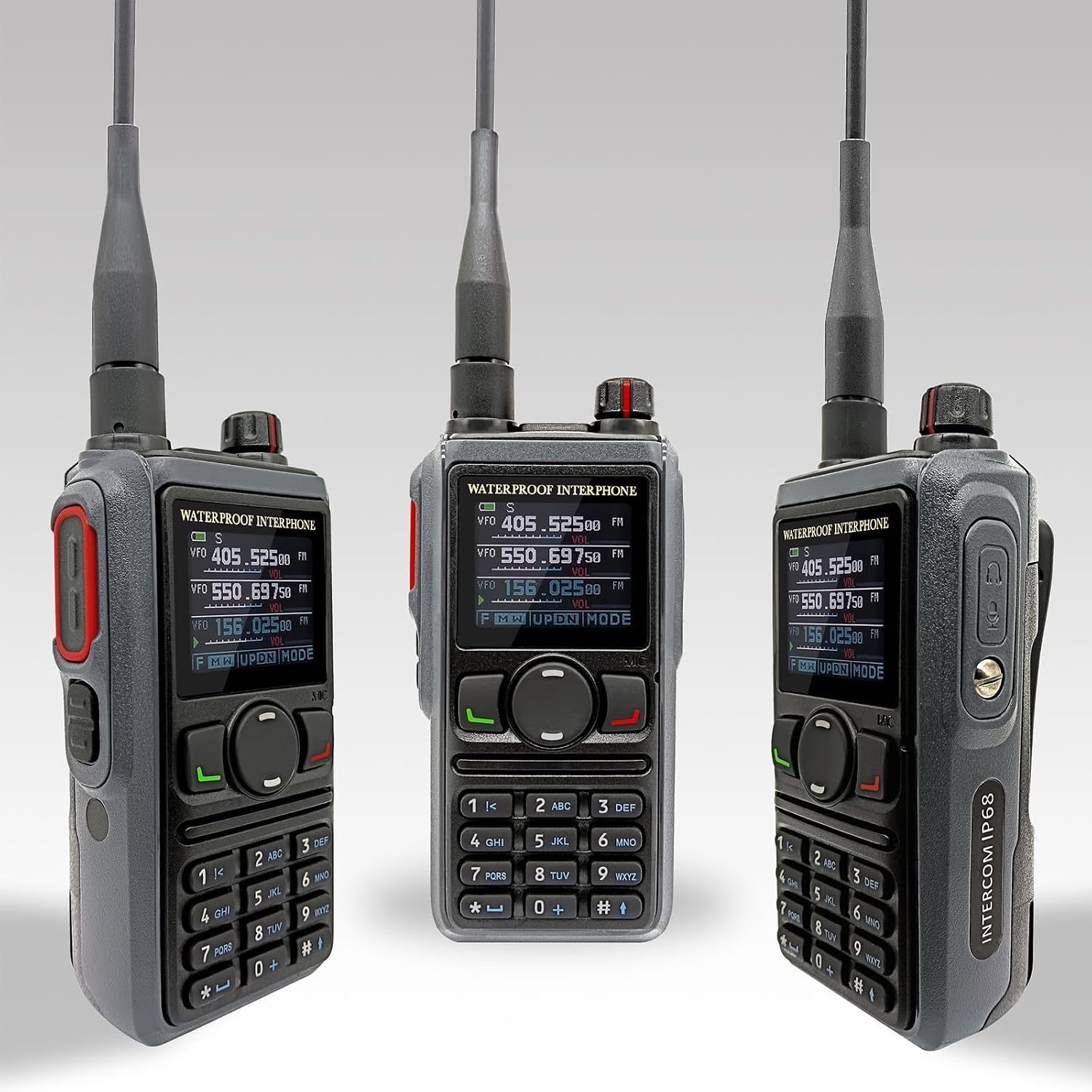 RT-580G (GPS+Bluetooth) Dual Band Waterproof Ham Radio with Aviation Band Reception, 8W UHF 10W VHF, 199 Channels
