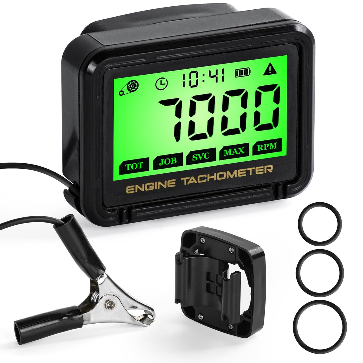 Small Engine Tachometer,Digital Tachometer Chainsaw RPM Hour Tacho Meter