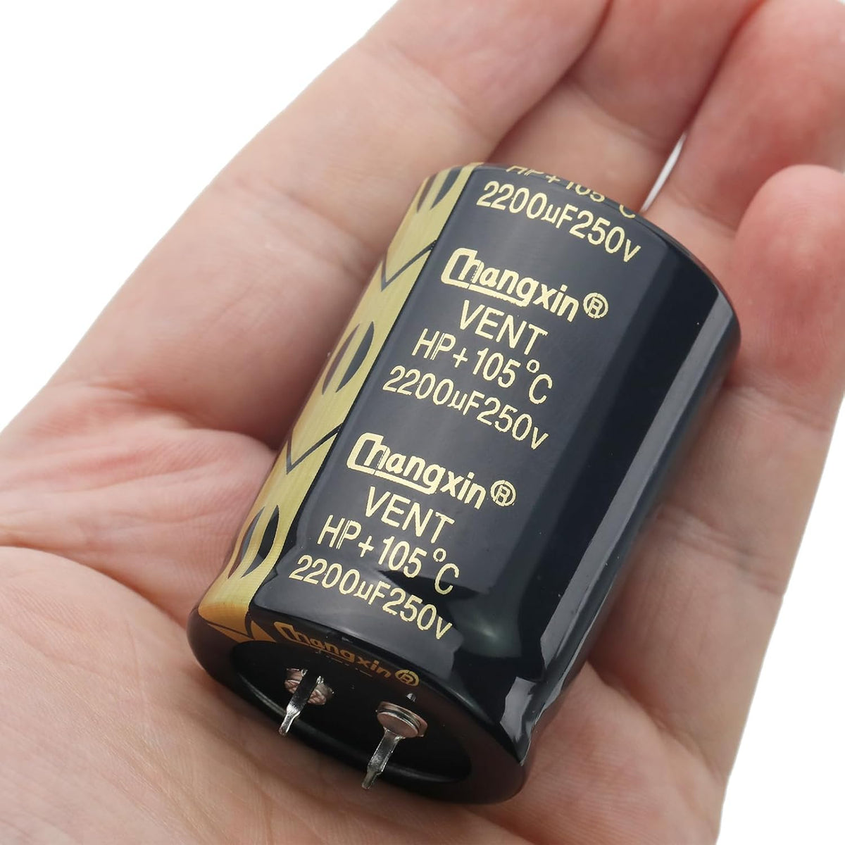2PCS 2200UF 250V 35X50mm Snap-in Electrolytic Capacitor