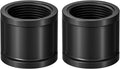 Coupling Malleable Cast Iron Pipe,Black,1",20-Pack.