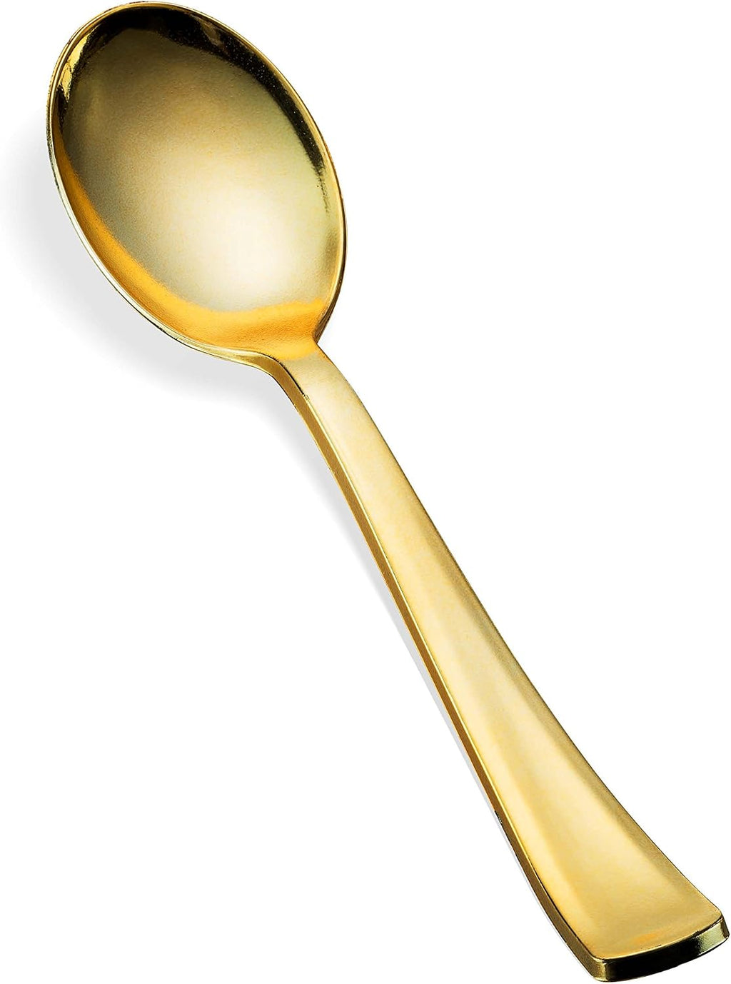 150 Gold Plastic Silverware Set - Disposable Flatware - 50 Forks, 50 Spoons, 50 Knives - Heavy Duty Cutlery for Party