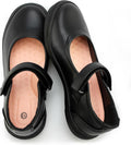 Girl's Mary Jane Flats Lightweight School Uniform Shoes Black Dress Shoes (Toddler/Little Kid/Big Kid/Youth)