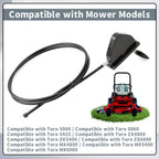 Erchon 131-1006 Throttle Control Lever Cable Compatible with Toro