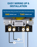 24-Hour Mechanical Timer Switch - 120VAC SPST, 2HP 40A