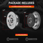 Engine Cam Phaser Camshaft Sprocket VVT Timing Gear with Bolts