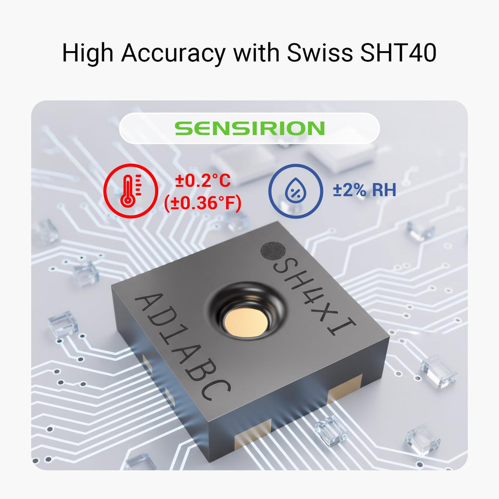Indoor Temperature and Humidity Sensor Kit: 2-Pack + Hub