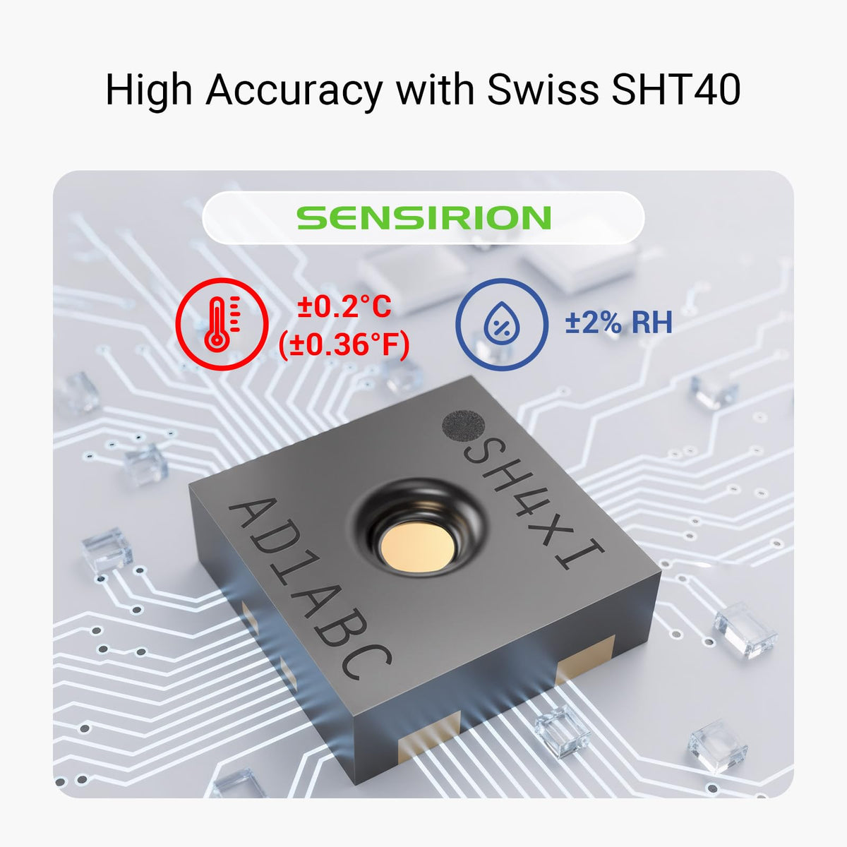 Indoor Temperature and Humidity Sensor Kit: 2-Pack + Hub