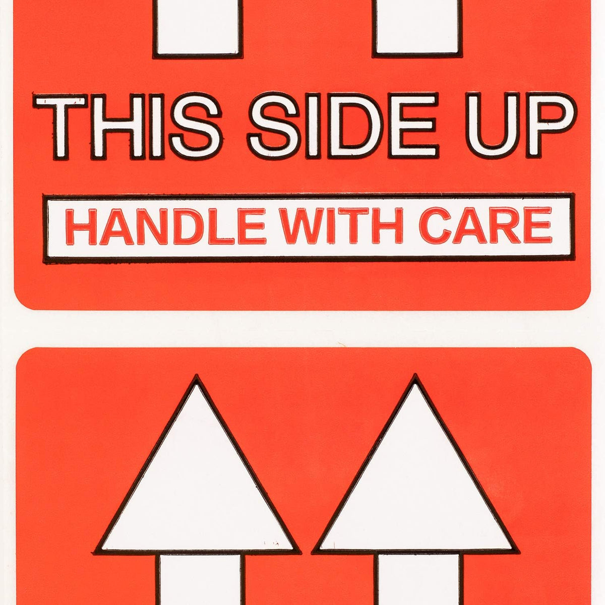 This Side Up - Handle with Care (2" x 2")