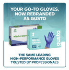 Blue Disposable Nitrile Gloves [100 Count] Extra Large