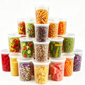 Jackie Togo 48 Sets (96 Pcs) 32oz Deli Containers with Lids