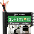 6/3 NM-B Cable with Ground, 6 AWG Copper Wire, 35FT Indoor Electrical Wire