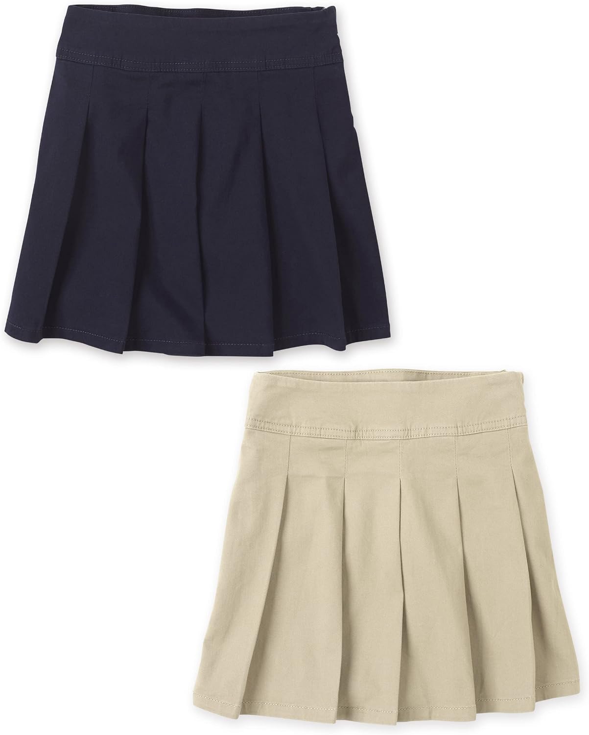 Girls' Uniform Pleated Skort