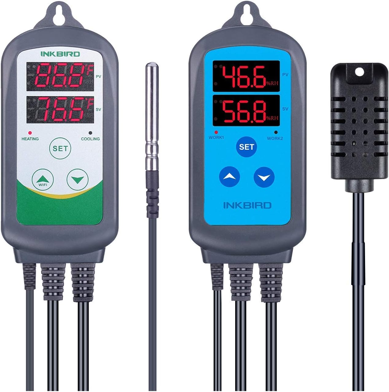 ITC-308 Temperature Controller with IHC-200 Humidity Controller