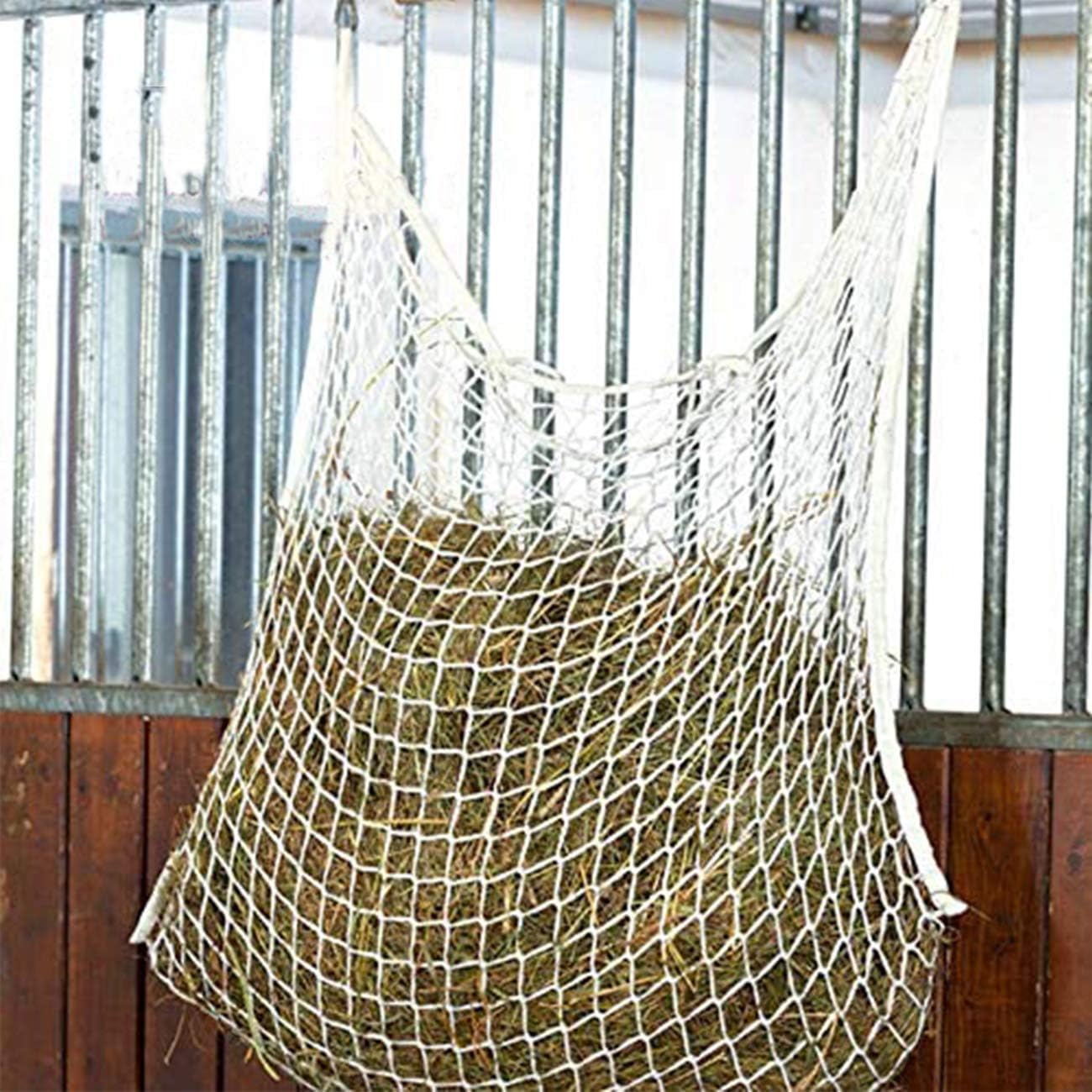 Horse Feeding Slow Feed Hay Net Bag with Small Opening 63”x40”
