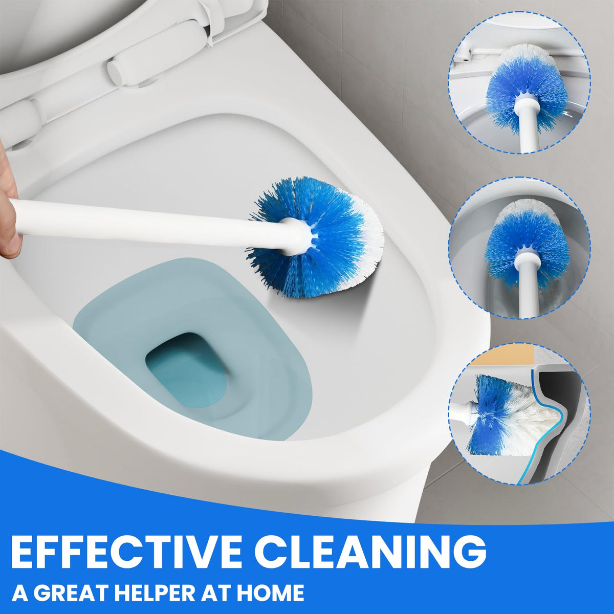 Toilet Brush Refills for OXO Toilet Brush Only 4 Pack Replacement Heads