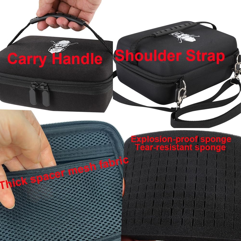 EVA Hard Shell Case Protective Case,DIY Customizable Pick and Pluck Foam Interior, Shockproof Moistureproof Portable
