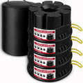 Trailer Jack Block 6’’H with Bag, Heavy Duty RV Stabilizer Blocks & Camper Leveling Blocks for Travel Trailer, Fits