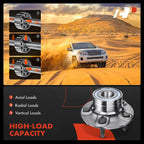 A-Premium 2 x Rear Wheel Bearing and Hub Assembly with 5-Lug