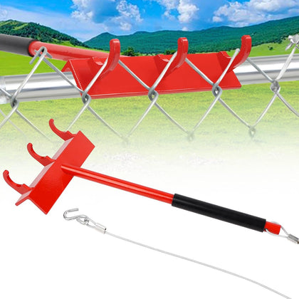 Chain Link Fence Top Rail Tensioner Tool Heavy-Duty Steel Stretcher