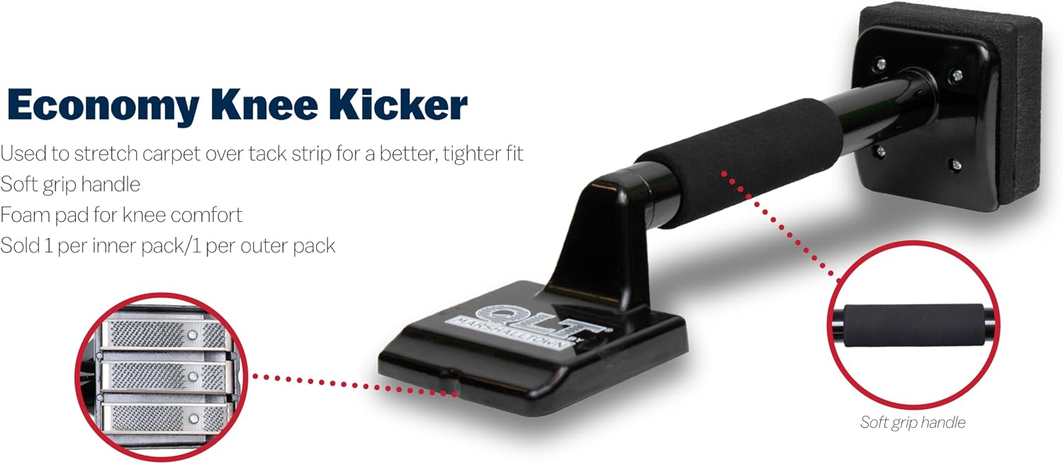 Knee Kicker Carpet Stretcher, Contractor Grade Carpet Kicker