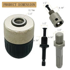Keyless Drill Chuck Adapters Replace for Dewalt DWD112 DWD115 Adapter