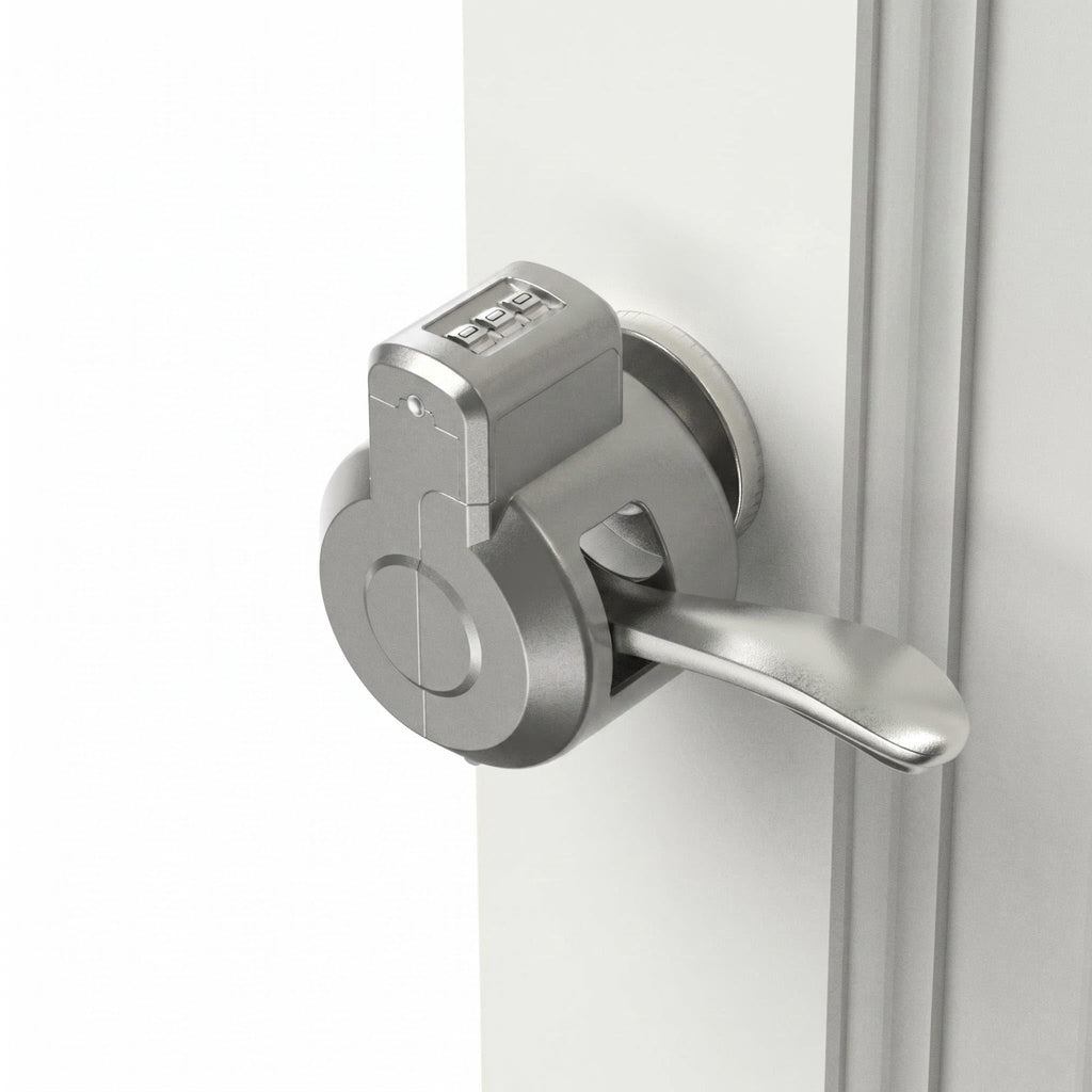 Keyed Door Handle Lockout Device Cover with Code Measure Before Order