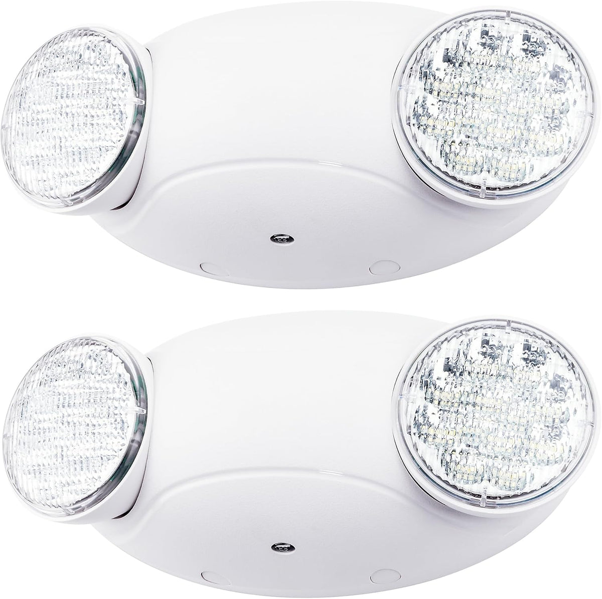 LIT-PaTH LED Emergency Light for Business, Battery Backup, 2 Pack