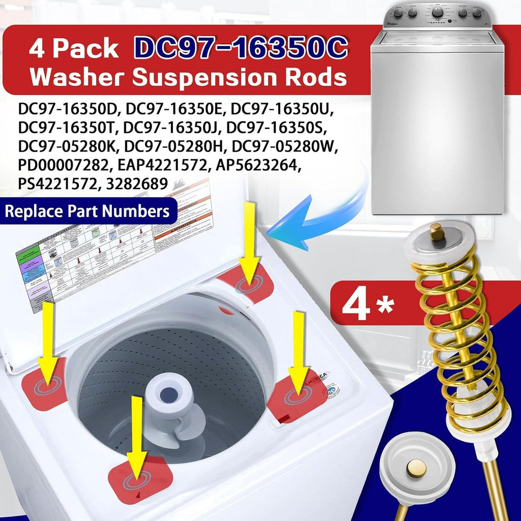 WA44A3405AV/A4 WA44A3405AW/A4 Washer Suspension Rod Fit for Sam-Sung