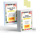 100ct Current Comic Bags and Boards - Reusable Modern Comic Sleeves | Protect Modern Comics from Scratches, Dust &