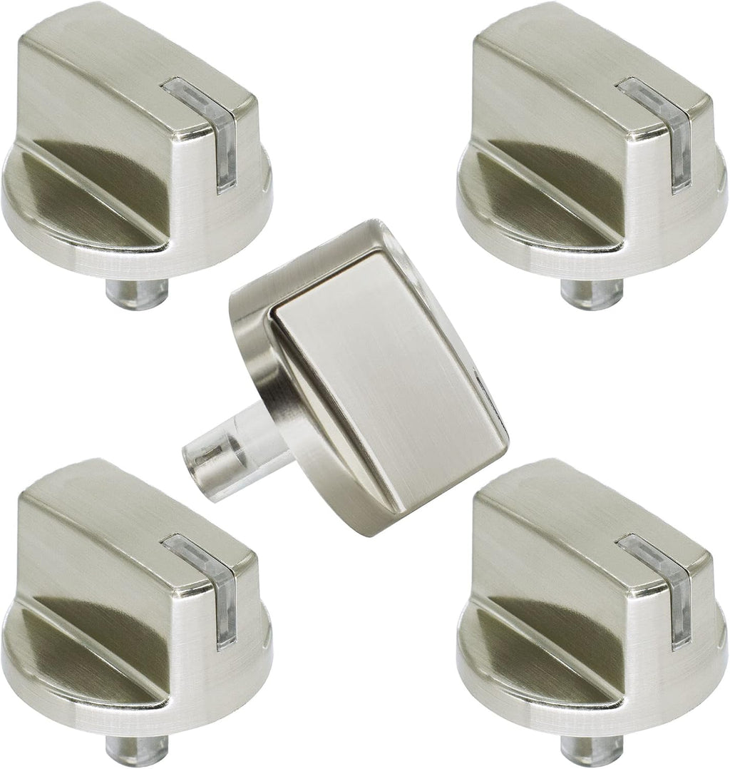 5 Pack Replacement Burner Control Knob Assembly, AEZ73293801