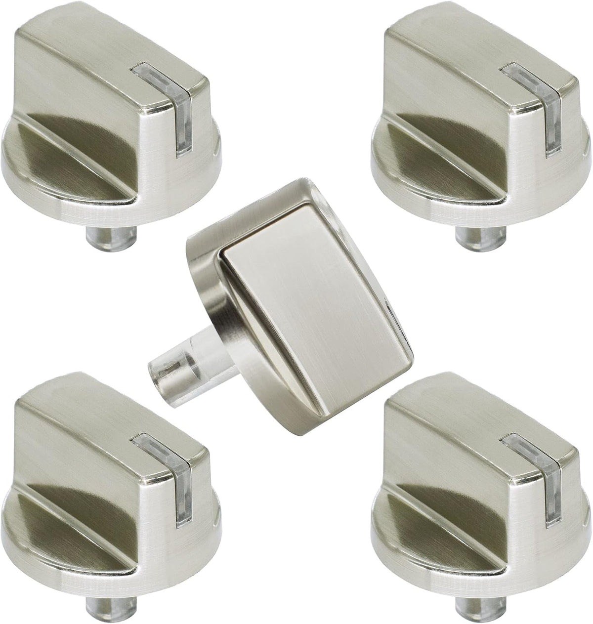 5 Pack Replacement Burner Control Knob Assembly, AEZ73293801