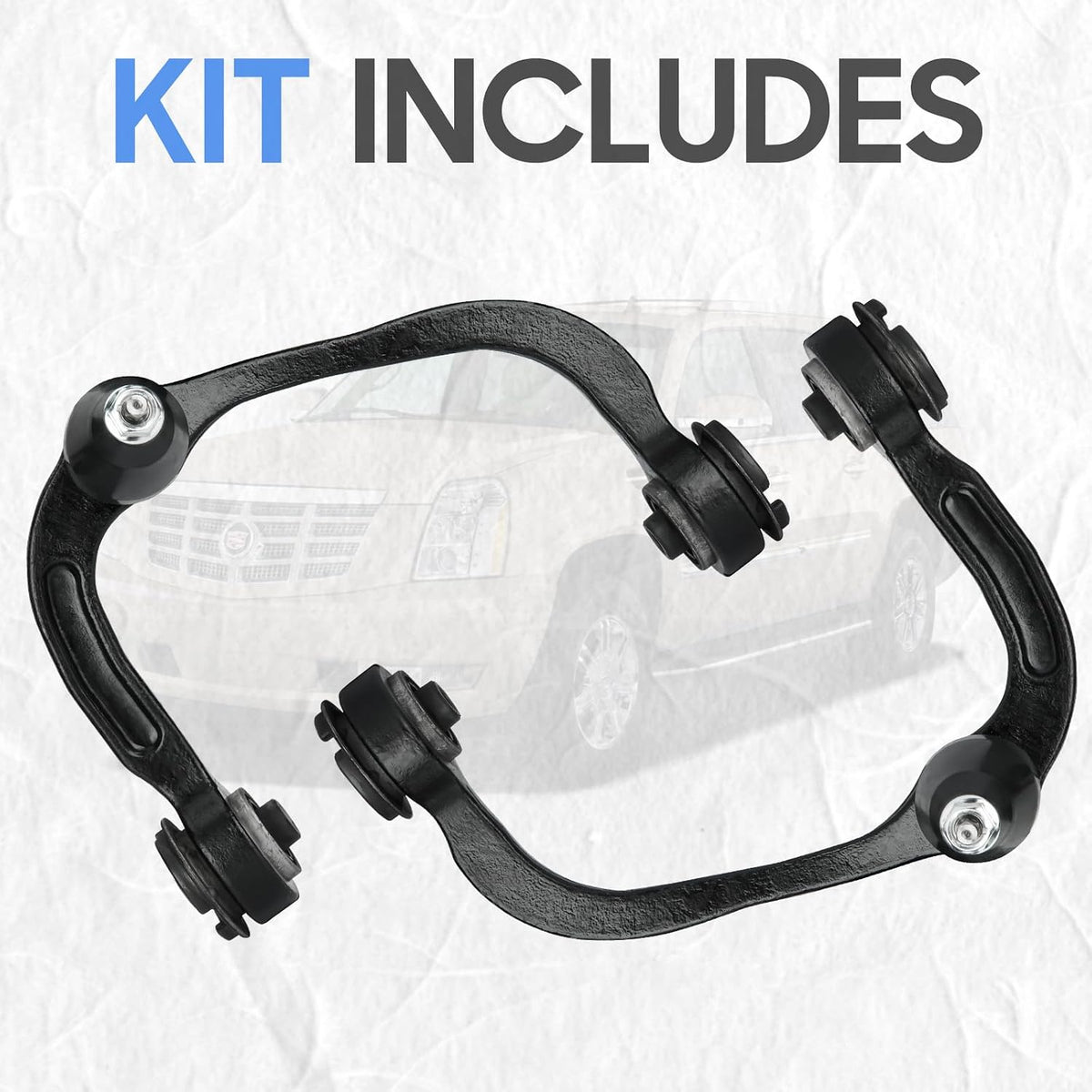 Front Upper Control Arms for 2004-2014 Ford F-150, K80306 K80308-2pc