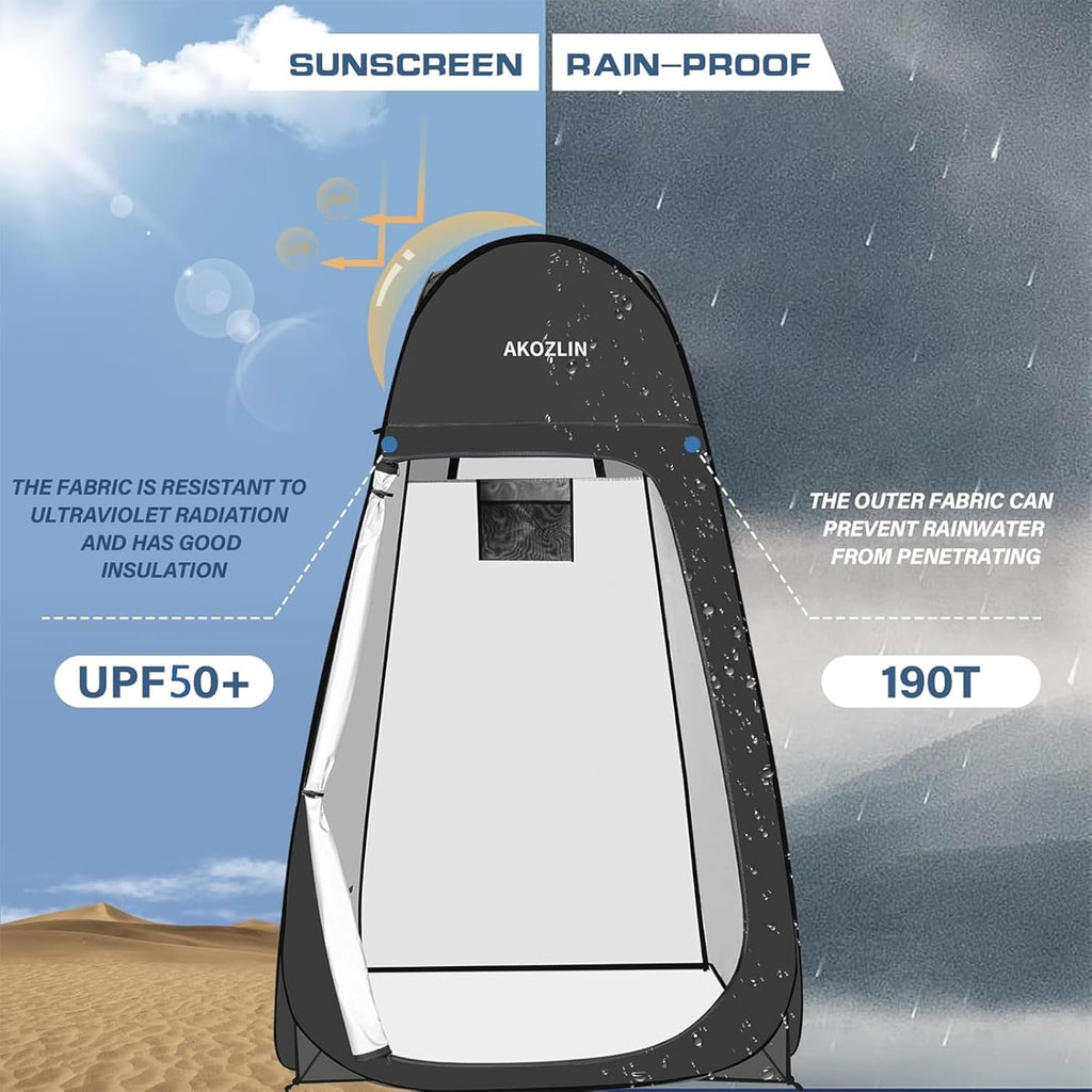 Portable Pop Up Shower Privacy Shelters Instant Tent Dressing Changing Outdoor Camping Toilet Tent