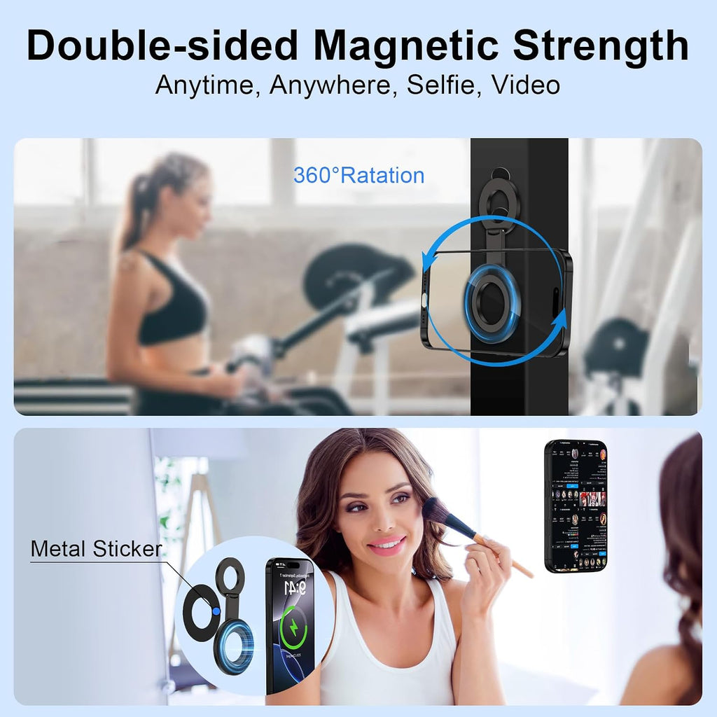 Magnetic Phone Grip Stand MagSafe Ring Holder for Samsung Galaxy S26 Ultra | Magnet Gym Finger Grip Kickstand