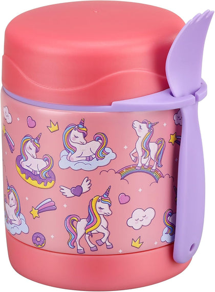 10oz Soup Thermo for Hot Food Kids Insulated Food Jar,Thermo Hot Food Lunch Container, Width Mouth Stainless Steel