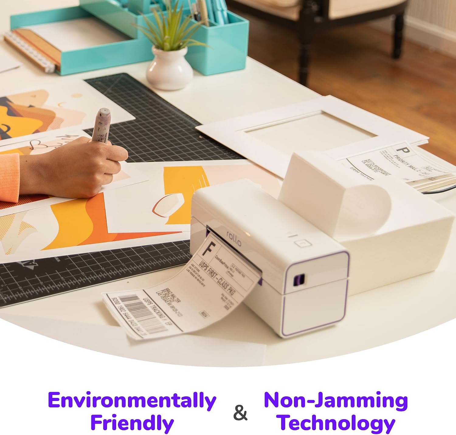 4x6 Direct Thermal Shipping Labels - 500 Fanfold Pack | Commercial Grade 4x6 Thermal Paper Labels for Shipping