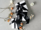 Black Wide Satin Ribbon, 2.5 Inches, 25 Yards