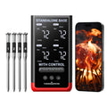 WiFi Wireless Meat Thermometer, 4 Probes, Smart Base, 6 Sensors