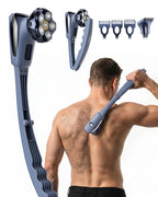 Electric Back Shaver for Men w/Long Handle, 6D Body Shaver Head