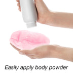 Oversized XL Velour Powder Puff - Ultra Soft Body & Face Makeup Applicator