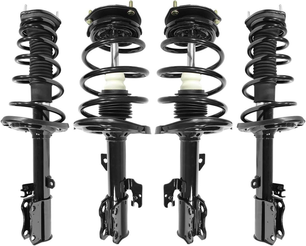 COMPLETESTRUTS - Front & Rear Complete Strut Assemblies with Coil Springs Replacement for 2004-2006 Toyota Camry - Set of 4