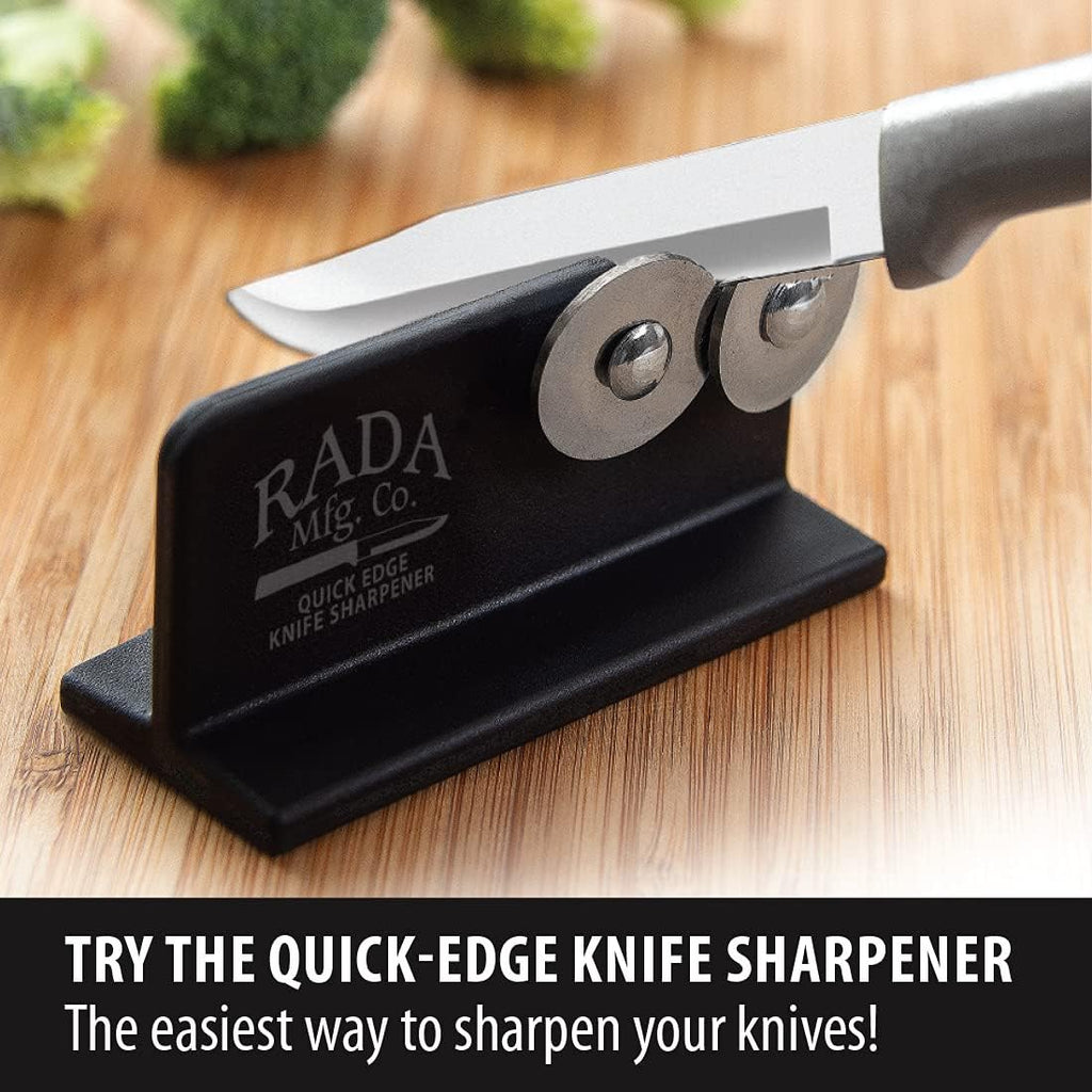Cutlery Quick Edge Knife Sharpener (R119), 3.5" x 2", Stainless Steel Wheels